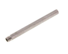 R 1/4'' Male x 13.5mm Stainless steel Pipe Nipple with Welding End 20 Bar DIN 2982 - 160mm