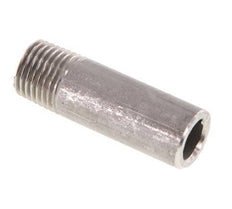 R 1/4'' Male x 13.5mm Stainless steel Pipe Nipple with Welding End 20 Bar DIN 2982 - 40mm