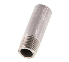 R 1/4'' Male x 13.5mm Stainless steel Pipe Nipple with Welding End 20 Bar DIN 2982 - 40mm