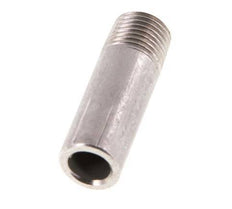 R 1/4'' Male x 13.5mm Stainless steel Pipe Nipple with Welding End 20 Bar DIN 2982 - 40mm