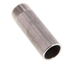 R 1'' Male x 33.7mm Stainless steel Pipe Nipple with Welding End 20 Bar DIN 2982 - 100mm