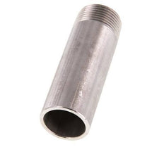 R 1'' Male x 33.7mm Stainless steel Pipe Nipple with Welding End 20 Bar DIN 2982 - 100mm