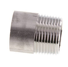 R 1'' Male x 33.7mm Stainless steel Pipe Nipple with Welding End 20 Bar DIN 2982 - 40mm