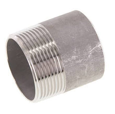 R 1 1/2'' Male x 48.3mm Stainless steel Pipe Nipple with Welding End 20 Bar DIN 2982 - 50mm