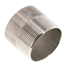 R 2'' Male x 60.3mm Stainless steel Pipe Nipple with Welding End 20 Bar DIN 2982 - 50mm