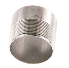 R 2'' Male x 60.3mm Stainless steel Pipe Nipple with Welding End 20 Bar DIN 2982 - 50mm