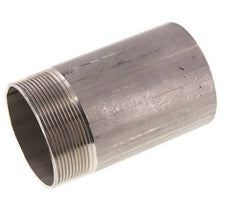 R 2 1/2'' Male x 76.1mm Stainless steel Pipe Nipple with Welding End 20 Bar DIN 2982 - 120mm