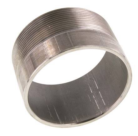 R 3'' Male x 88.9mm Stainless steel Pipe Nipple with Welding End 20 Bar DIN 2982 - 50mm