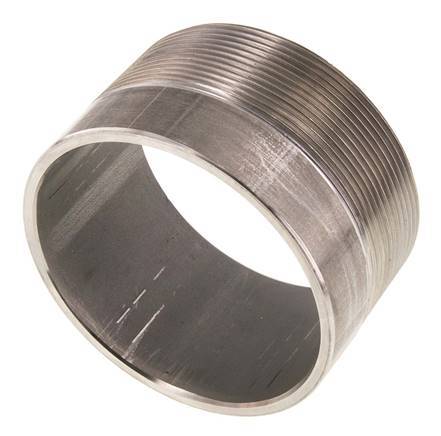 R 3'' Male x 88.9mm Stainless steel Pipe Nipple with Welding End 20 Bar DIN 2982 - 50mm