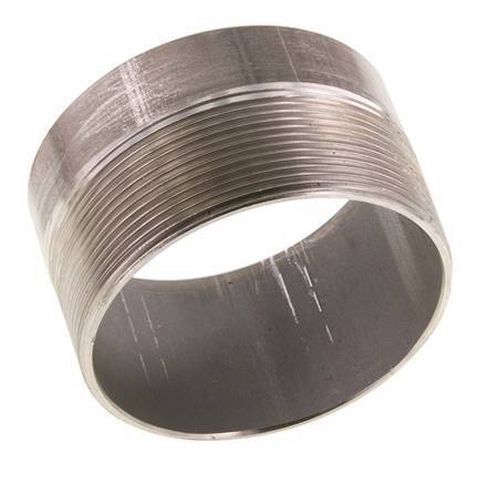 R 3'' Male x 88.9mm Stainless steel Pipe Nipple with Welding End 20 Bar DIN 2982 - 50mm