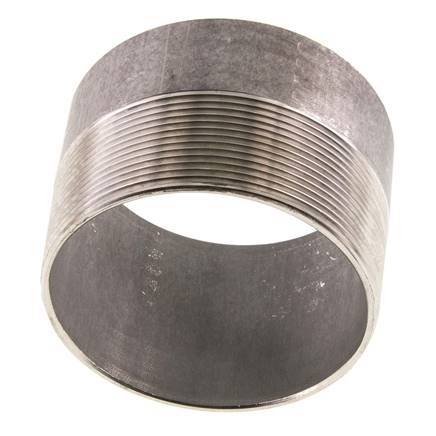 R 3'' Male x 88.9mm Stainless steel Pipe Nipple with Welding End 20 Bar DIN 2982 - 60mm