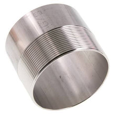 R 3'' Male x 88.9mm Stainless steel Pipe Nipple with Welding End 20 Bar DIN 2982 - 70mm