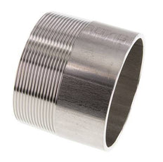 R 3'' Male x 88.9mm Stainless steel Pipe Nipple with Welding End 20 Bar DIN 2982 - 70mm