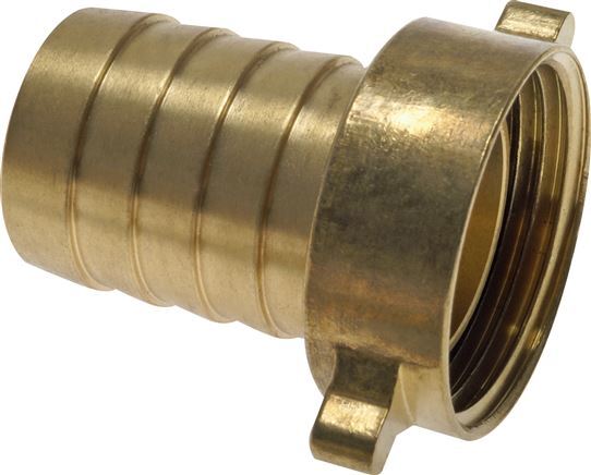 G 3/8'' x 10mm Brass Hose barb with NBR Seal and Wing Nut 16 Bar [2 Pieces]