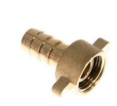 G 3/8'' x 10mm Brass Hose barb with NBR Seal and Wing Nut 16 Bar [2 Pieces]