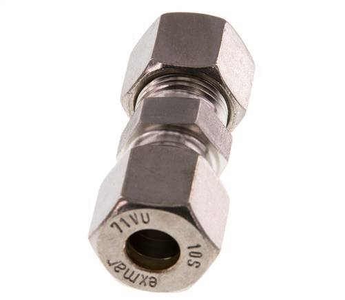 10S RVS Rechte Knelfitting 630 Bar DIN 2353