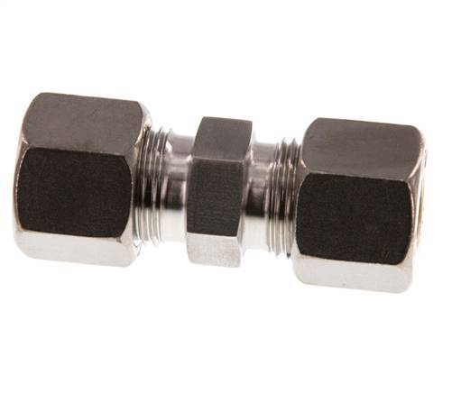 10S RVS Rechte Knelfitting 630 Bar DIN 2353