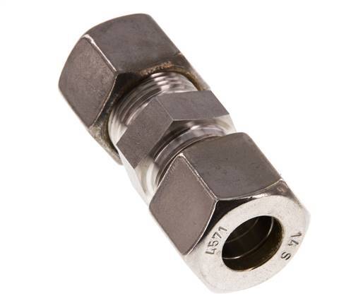 14S Stainless steel Straight Compression Fitting 630 Bar DIN 2353
