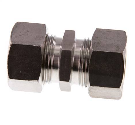 22L RVS Rechte Knelfitting 160 Bar DIN 2353