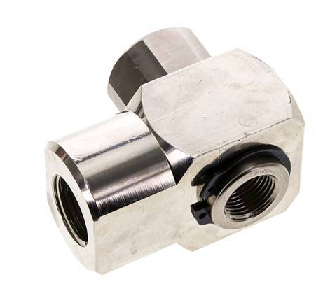 G 1/2'' Binnendraad Messing Draaidoorvoer 12 Bar met FKM Afdichting