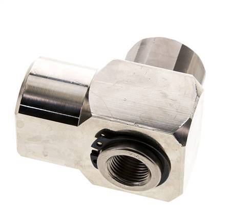 G 1/2'' Binnendraad Messing Draaidoorvoer 12 Bar met FKM Afdichting