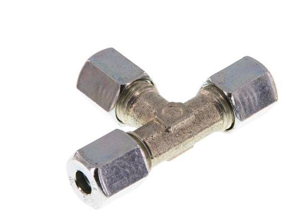 6L Verzinkt Stalen T-stuk Snijring 315 Bar DIN 2353