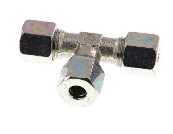 8S Verzinkt Stalen T-stuk Snijring 630 Bar DIN 2353