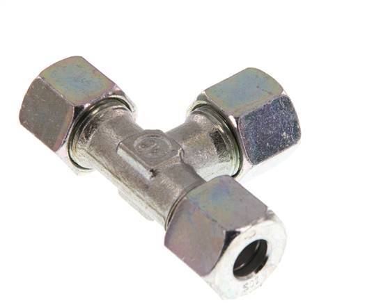 10S Verzinkt Stalen T-stuk Snijring 630 Bar DIN 2353