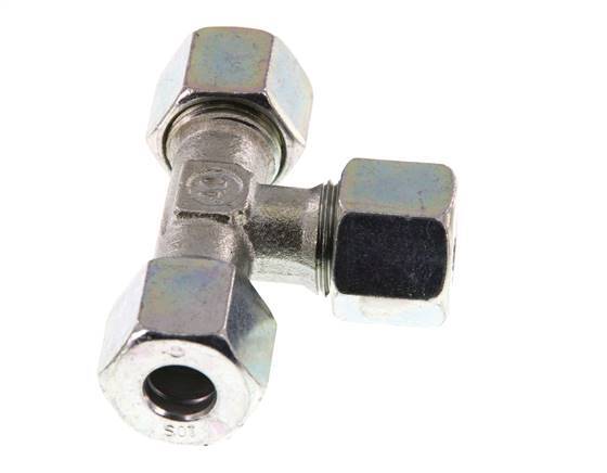 10S Verzinkt Stalen T-stuk Snijring 630 Bar DIN 2353