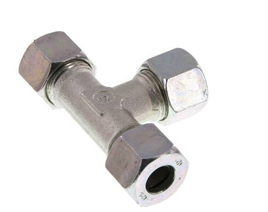 12S Verzinkt Stalen T-stuk Snijring 630 Bar DIN 2353