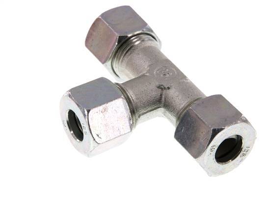 12S Verzinkt Stalen T-stuk Snijring 630 Bar DIN 2353