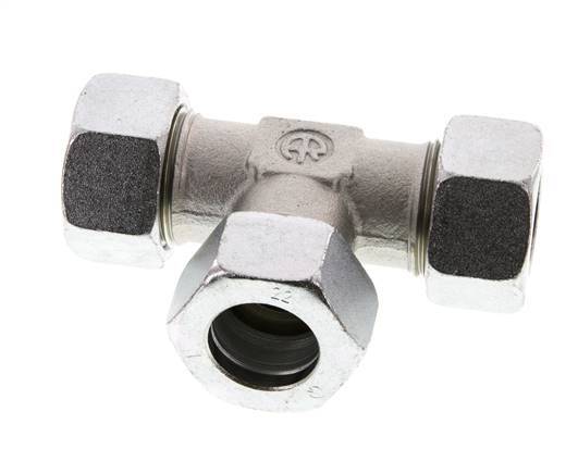 22L Verzinkt Stalen T-stuk Snijring 160 Bar DIN 2353