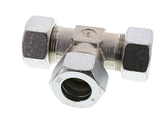 30S Verzinkt Stalen T-stuk Snijring 400 Bar DIN 2353