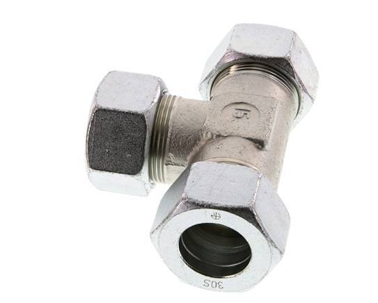 30S Verzinkt Stalen T-stuk Snijring 400 Bar DIN 2353