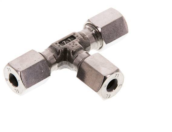 6L RVS T-stuk Snijring 315 Bar DIN 2353