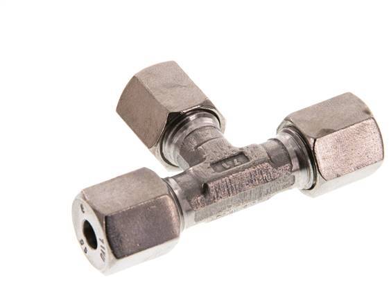 6S RVS T-stuk Snijring 630 Bar DIN 2353