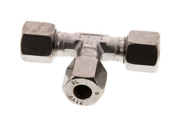 8L RVS T-stuk Snijring 315 Bar DIN 2353