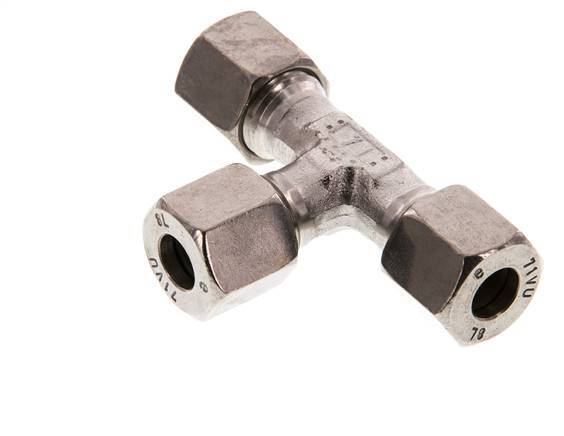 8L RVS T-stuk Snijring 315 Bar DIN 2353
