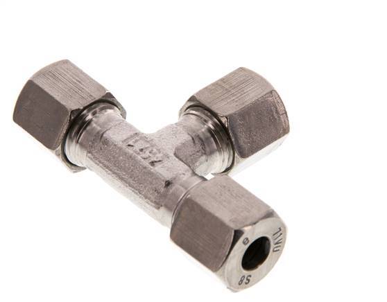 8S RVS T-stuk Snijring 630 Bar DIN 2353