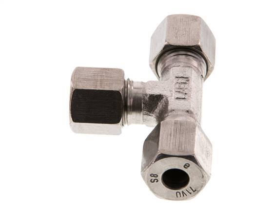 8S RVS T-stuk Snijring 630 Bar DIN 2353