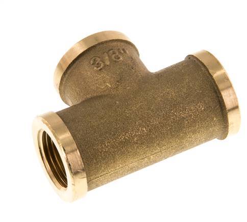 G 3/8'' Messing T-stuk 16 Bar