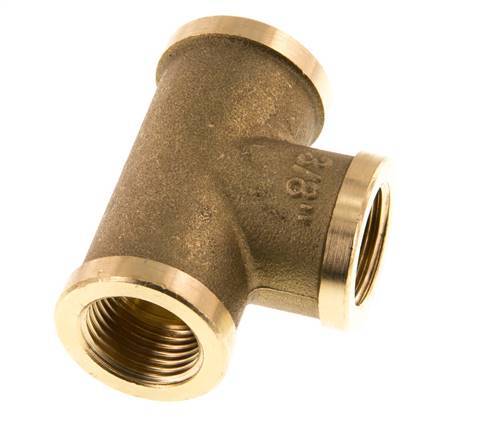 G 3/8'' Messing T-stuk 16 Bar