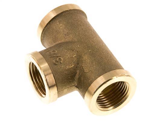 G 3/8'' Messing T-stuk 16 Bar