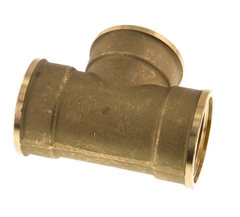G 1 1/4'' Messing T-stuk 16 Bar