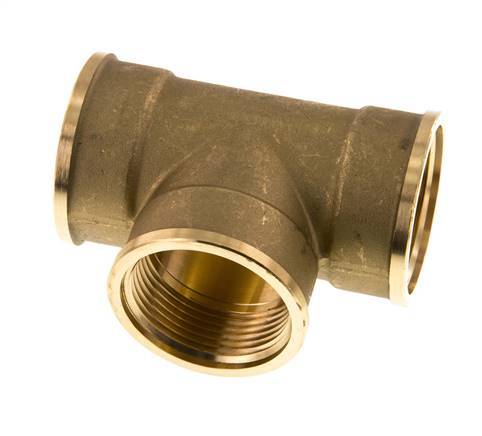 G 1 1/4'' Messing T-stuk 16 Bar