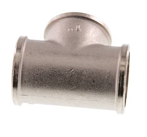 G 1'' Nickel plated Brass Tee 16 Bar