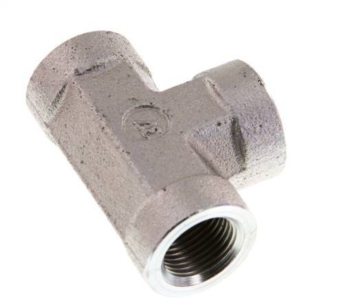 G 3/8'' Verzinkt Stalen T-stuk 250 Bar - Hydrauliek