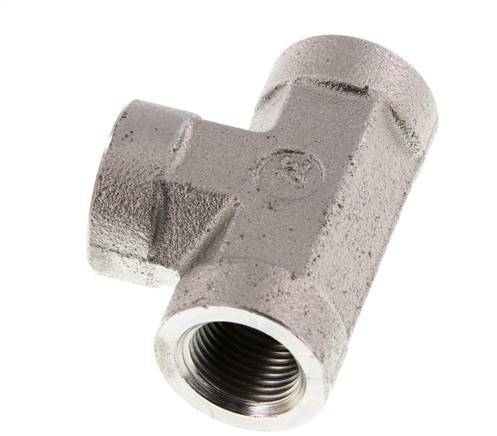 G 3/8'' Verzinkt Stalen T-stuk 250 Bar - Hydrauliek
