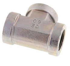 G 1'' Verzinkt Stalen T-stuk 160 Bar - Hydrauliek