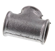 Rp 1'' x Rp 3/4'' Zinc plated Cast iron Tee 25 Bar [2 Pieces]
